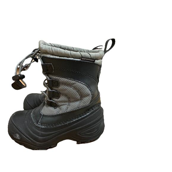 NORTH FACE Boy’s Gray Snow Boots Therma Felt Plus Insulation Size 11 - Picture 8 of 9